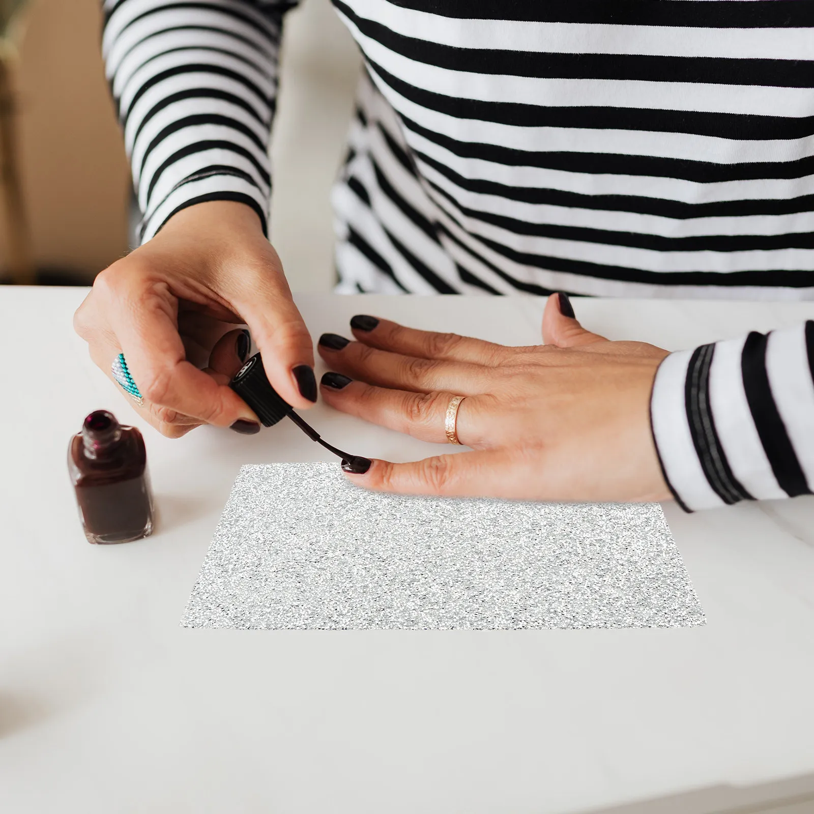 

Алмазный коврик для маникюра и декора ногтей, клейкая подложка для страз, для украшения одежды, тренировочный коврик для маникюрного стола, подарок для творчества