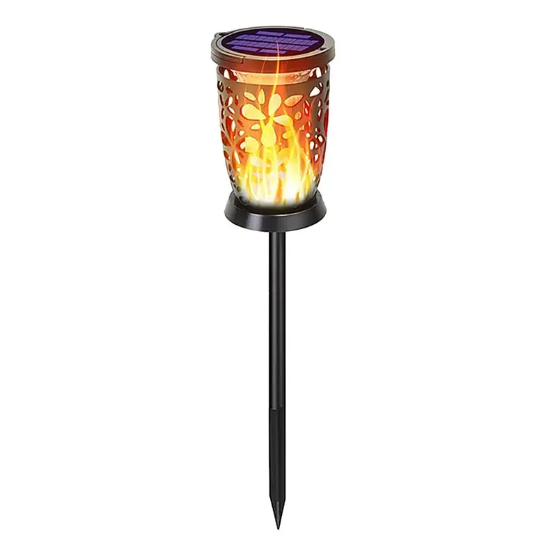 2X 96LED Solar Torch Dance Flicker Flame Light Garden Yard Lawn Decor Waterproof Lamp Solar LED Light Flame Light
