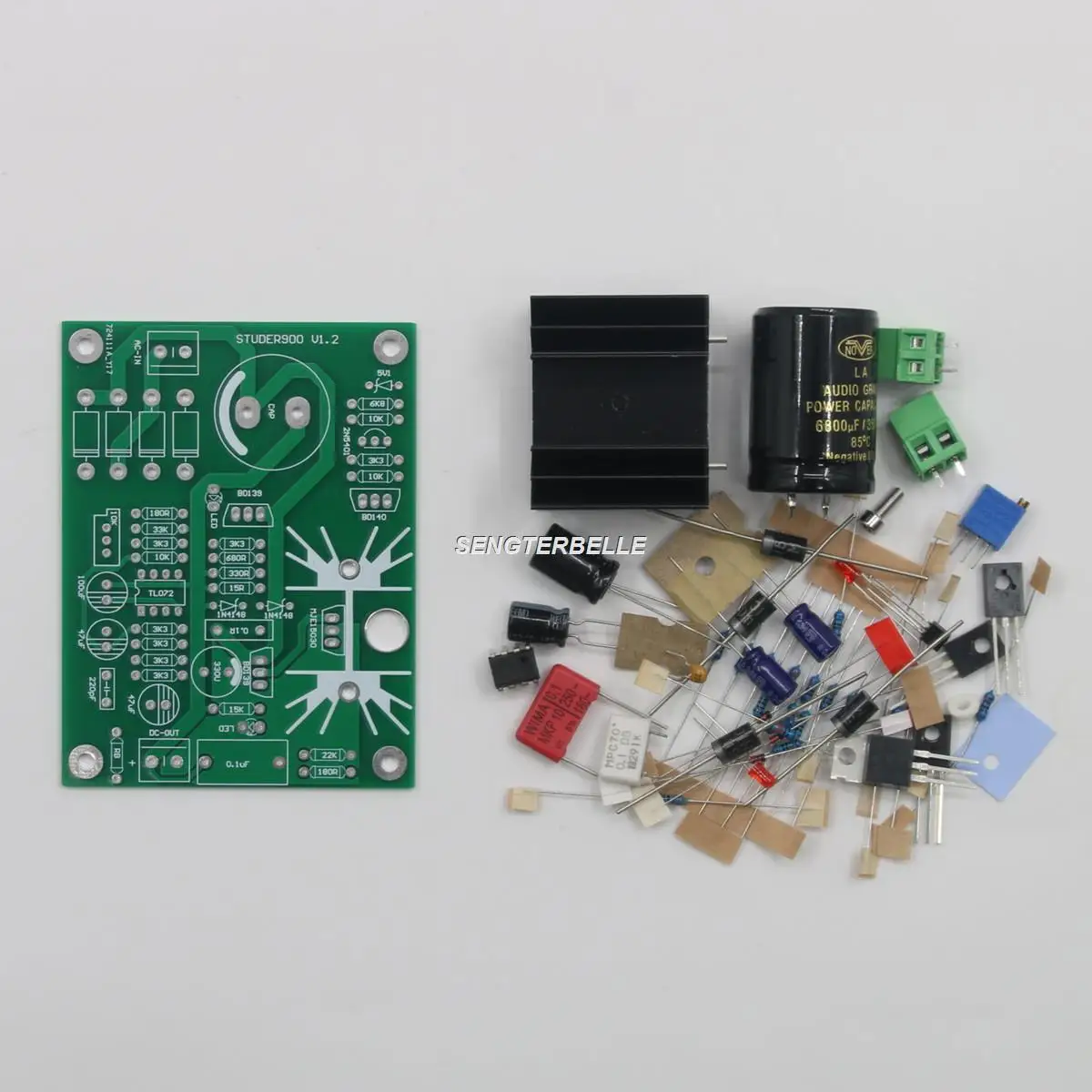 リニア電源安定化ボードキット,hifi dc 5v-24v,超低ノイズ,studer900