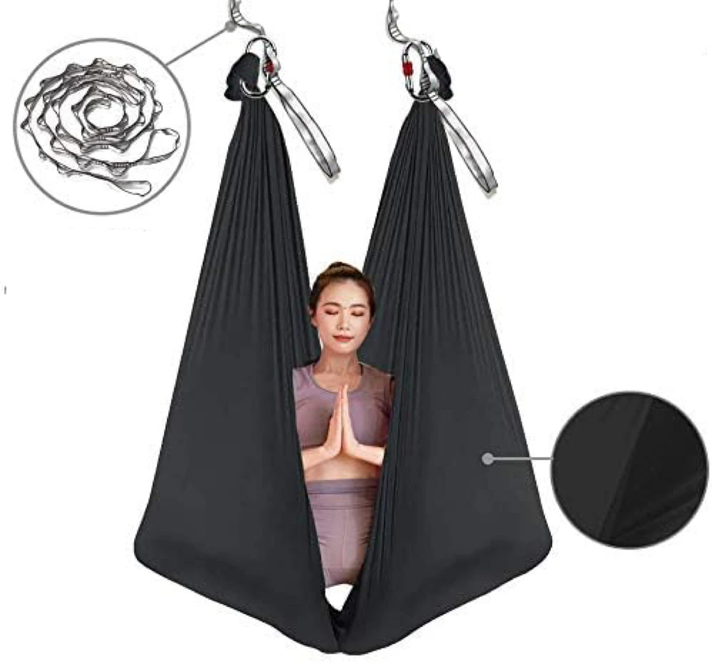 8m Premium Durable Aerial Yoga Swing Nylon Fabric Hammock for Antigravity Inversion for Sports & Entertainment