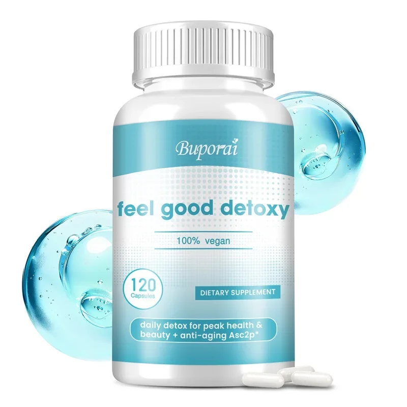 Colon Cleanse Detox Capsules - Intestinal Detoxification, Digestive Discomfort Relief, Antioxidant