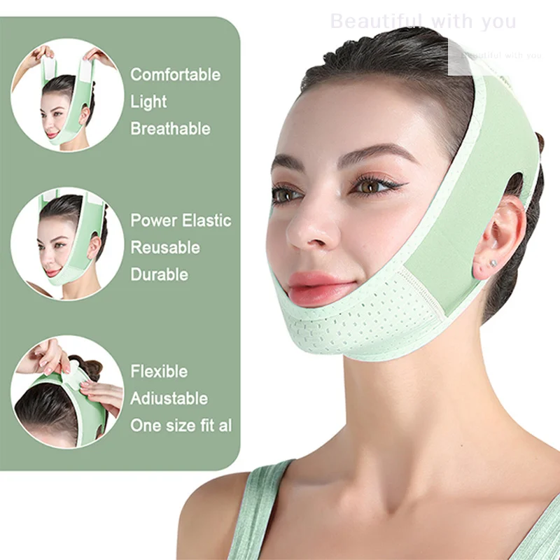 Face Slimming Strap Reduce Double Chin Lift V Face Stickers Anti Bandage For Face Strap Belt Mask Lift Oval Mask Face