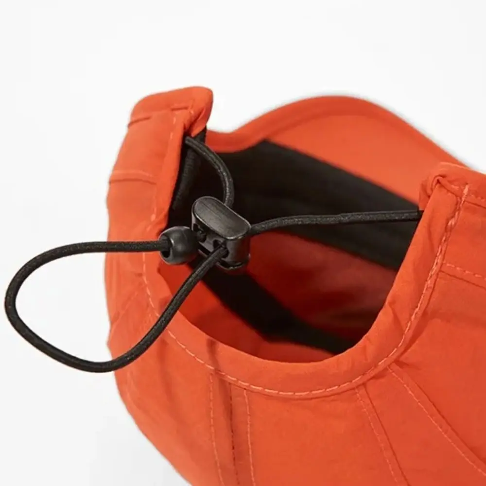 Men Women Breathable 5-Panel Cap Waterproof Drawstring Elastic Baseball Cap Nylon Adjustment Quick-dry Hat Outdoor Sports