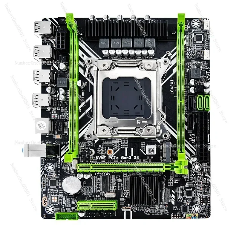 

X79D 2.0 computer main board 2011 pin support Zhiqiang E5 dual channel D3 with M.2 real x79 chip wholesale