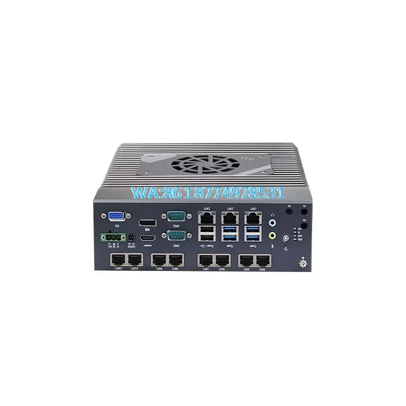 Wmwmnu for 10th 11th Gen Core I3 I5 I7 Industrial Mini PC Embedded Computer DP VGA HDMI 2COM 6USB3.0 Supports Windows