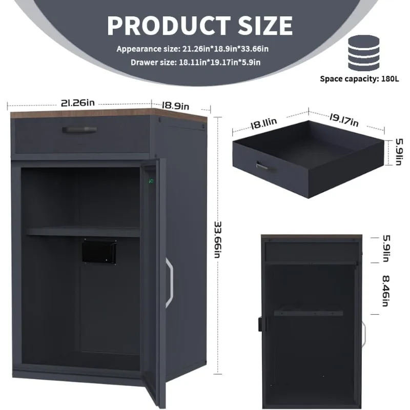 خزانة تخزين خيوط مع مزيل الرطوبة (طاقة تجفيف 60 وات، 8 وات أغسطس. استهلاك) مزيل الرطوبة الصناعي المختوم