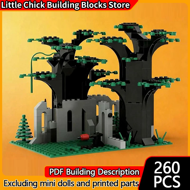 

Модель City Street View MOC, строительные кирпичи, лесная гвардия, модульная технология, детские праздничные подарки, сборные игрушки, костюм