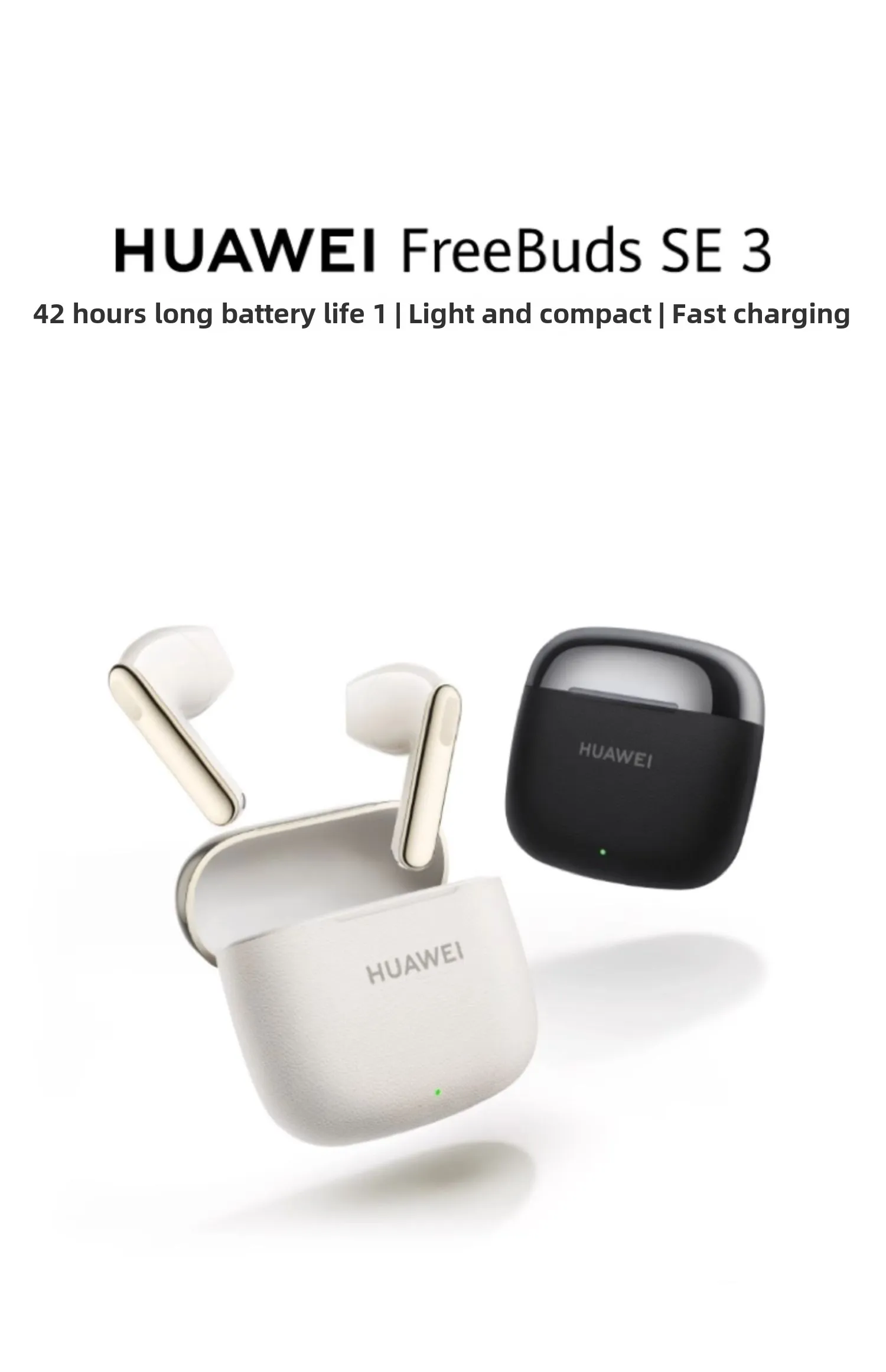 Original HUAWEI Freebuds SE 3,headphone,42h of Music Playback,Fast Charging,BT 5.4 Connection,compatible with IOS and Andr