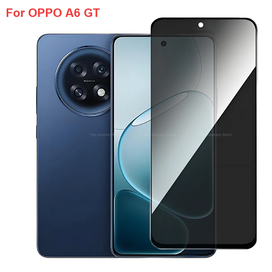 For OPPO A6 GT Anti Spy Privacy Tempered Glass Screen Protector Compatible For OPPOA6 GT Phone Film #1