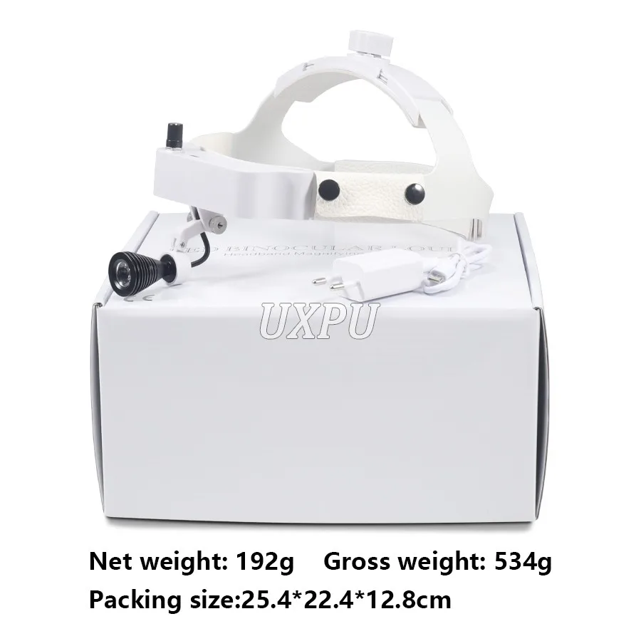 3W Dental Head Mounted Integrated Headlight, Lightweight, High Brightness, Suitable for Ear, Nose, Throat and Oral Surgery