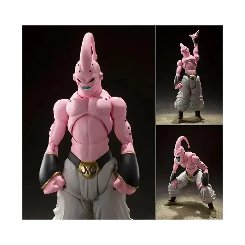 In Stock Bandai Original S.H. Figuarts Majin Buu Evil Dragon Ball Z Anime Action Figure Model Toy Collection Gift