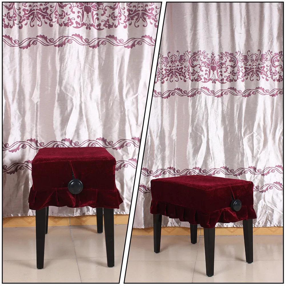 Piano Bench Cover Premium Quality Comfortable Touch Scratch Resistant for Home Studio Hotel Piano Stool Seat Cover