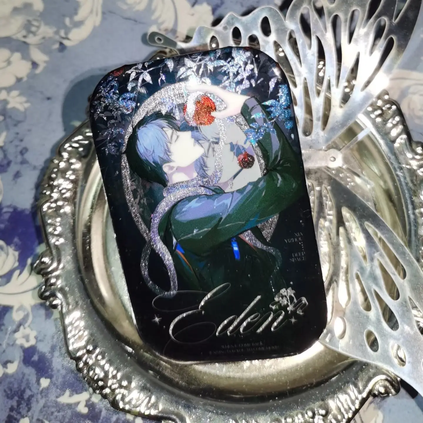 ラブ アンド ディープ スペース エデン バー ラッシュ シルバー オニオン スクエア バー バッジ ケイレブ・ミレット コスプレ周辺グッズ