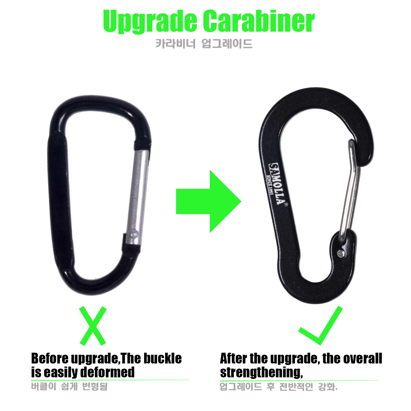 Liberador magnetico para red con cordon espiral y mosqueton ideal - imagen 5