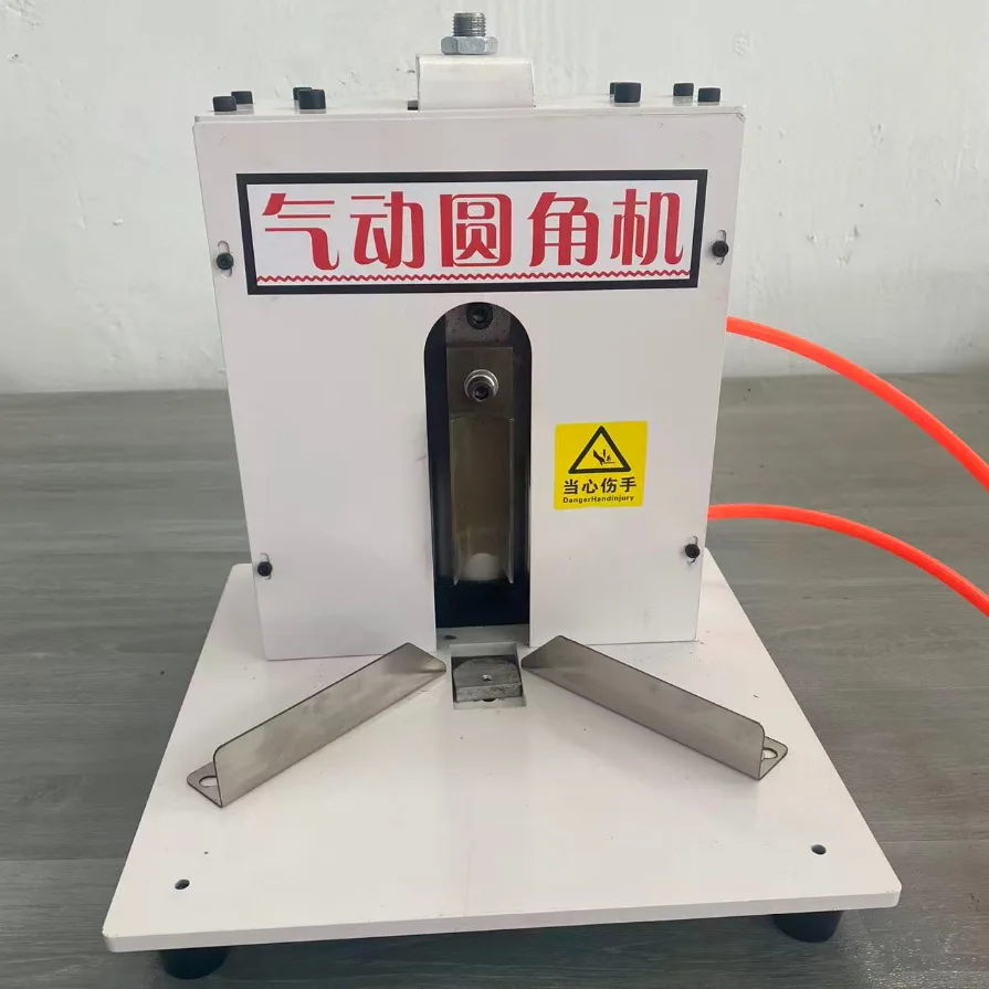 Pneumatic Rounding Machine Compact Photo Frame Medium Density Fiberboard Rounded- Corner Machine Radius 20mm