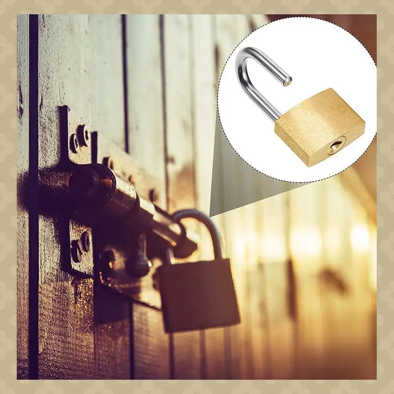 

AB45 24 Pack Mini Padlock Small Padlock Solid Brass Locks With 3 Key For Luggage Lock,Backpack,Gym Locker Lock,Suitcase Lock