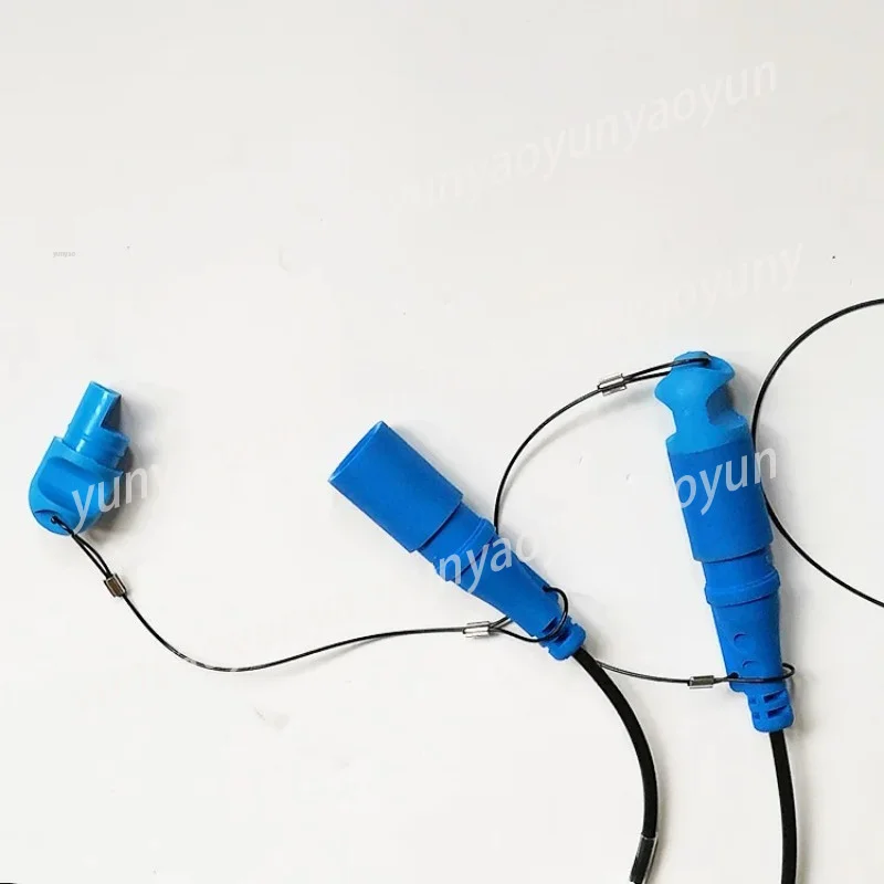 Push Fit Female Connector with leader cable for land geophone string connector