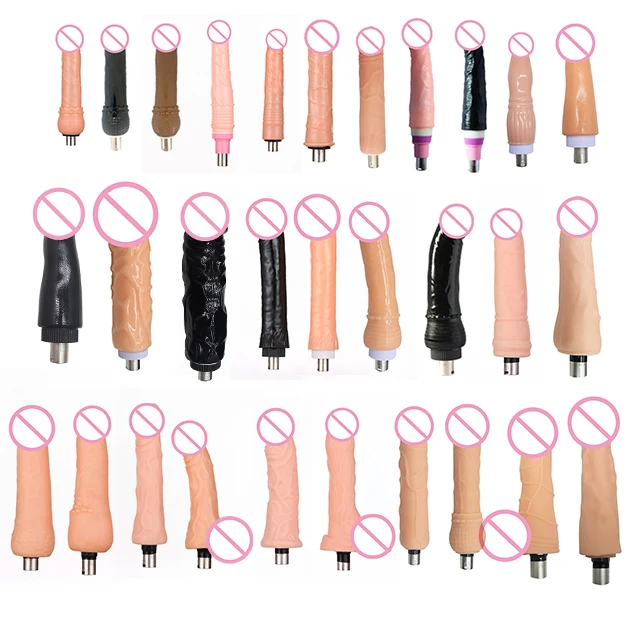 

23 Types Traditional 3XLR Sex Machine Realistic Dildos for Attachments A1/A2 Machines in The Shop Sex Products for Women Men