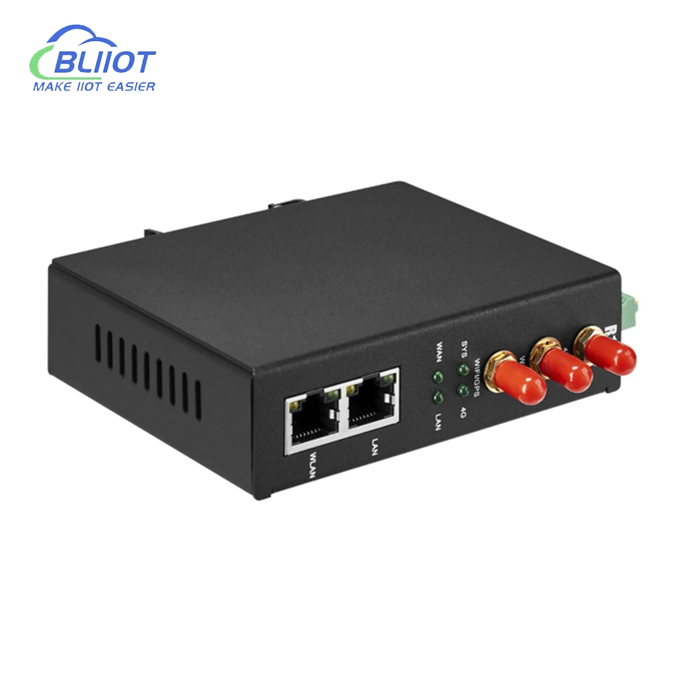 Imagem -02 - Bliiot-roteador Industrial Iot Gateway Wifi Ethernet Aquisição de Dados Rs485 Módulo i o Upload Cloud Platform Canais Board Modbus