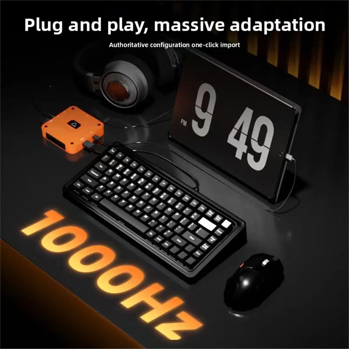 Keyboard and Mouse Converter for IOS Android Mobile Games,2000Hz+ Mouse Response,Games Controller Adapter,Plug and Play