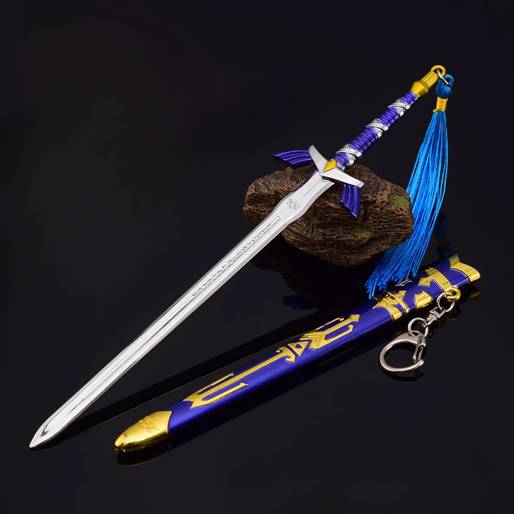22cm lenda de cerda anime arma céu espada mestre lâmina azul edição arma modelo artefato liga ornamento presentes de aniversário brinquedos