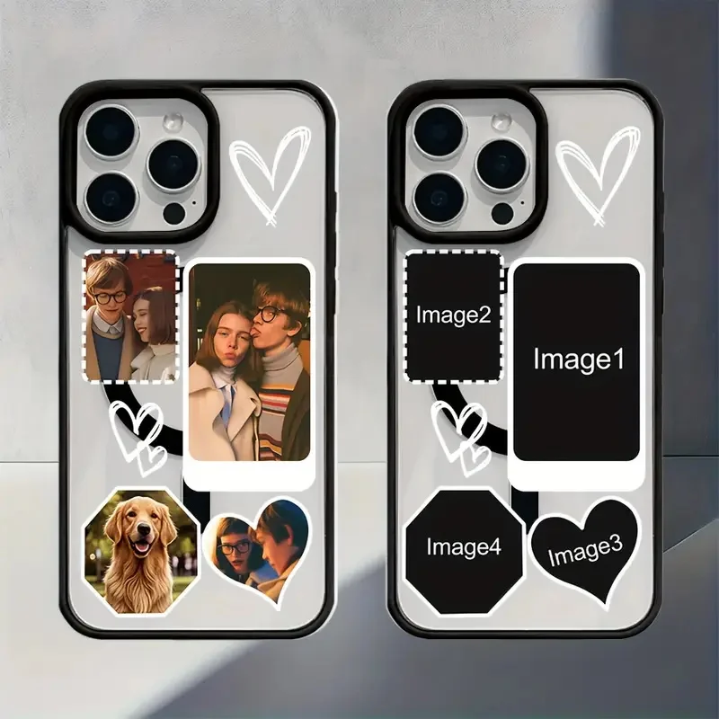 Custom DIY Phone Case For iPhone 18 17 16 15 14 13 12 11 Pro XS Max Plus Mini X XR Air 16e 17e Magsafe Shockproof PC Clear Cover