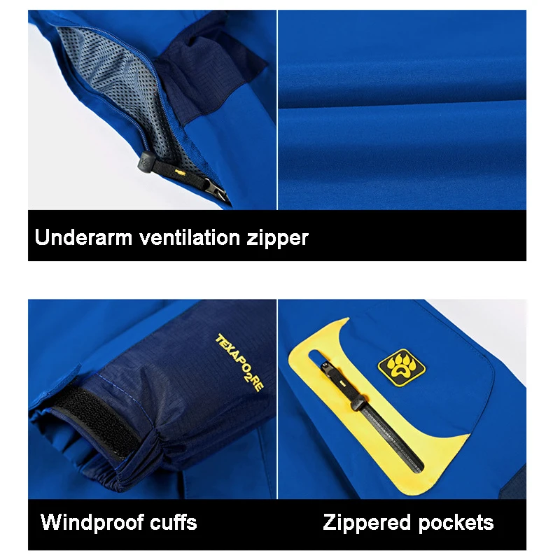 Brand Men Ski Jacket Winter Warm Waterproof Windproof Skiing Snowboard Jackets High Quality Outdoor Sports Snow Jackets For Man