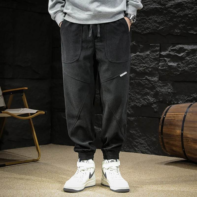 

Men's Fce Lined Trousers 2026 New Autumn Winter Outerwear Casual Sports No Iron Elastic Waist Sweatpants Trendy