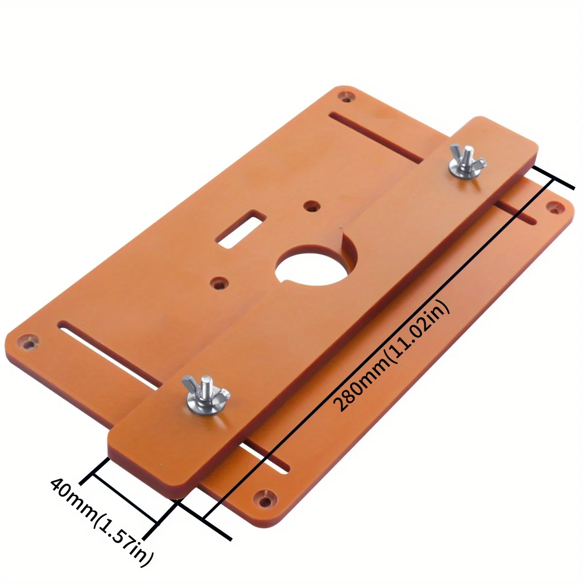 Trimming Insert - Router Table Insert Plate - Wood Milling Slotting Chamfering Trimming Machine Balance Board for Woodworking