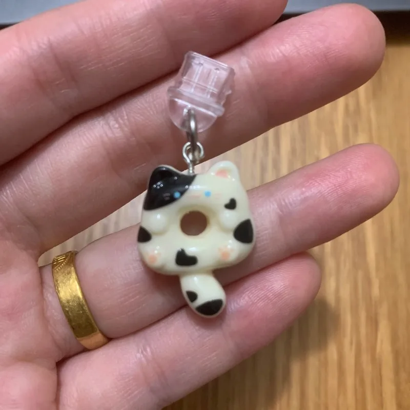 Cute Cat Cartoon Phone Dust Plug Pendant Accessory Decoration for IPhone Type-c Android Kitten Charging Port Phone Accessories