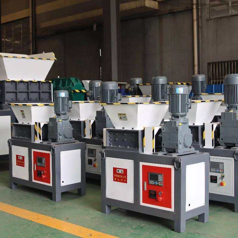 Construction Plastic Shredder Building Template Crusher Construction Site Plastic Waste Rapid Shredding Machine