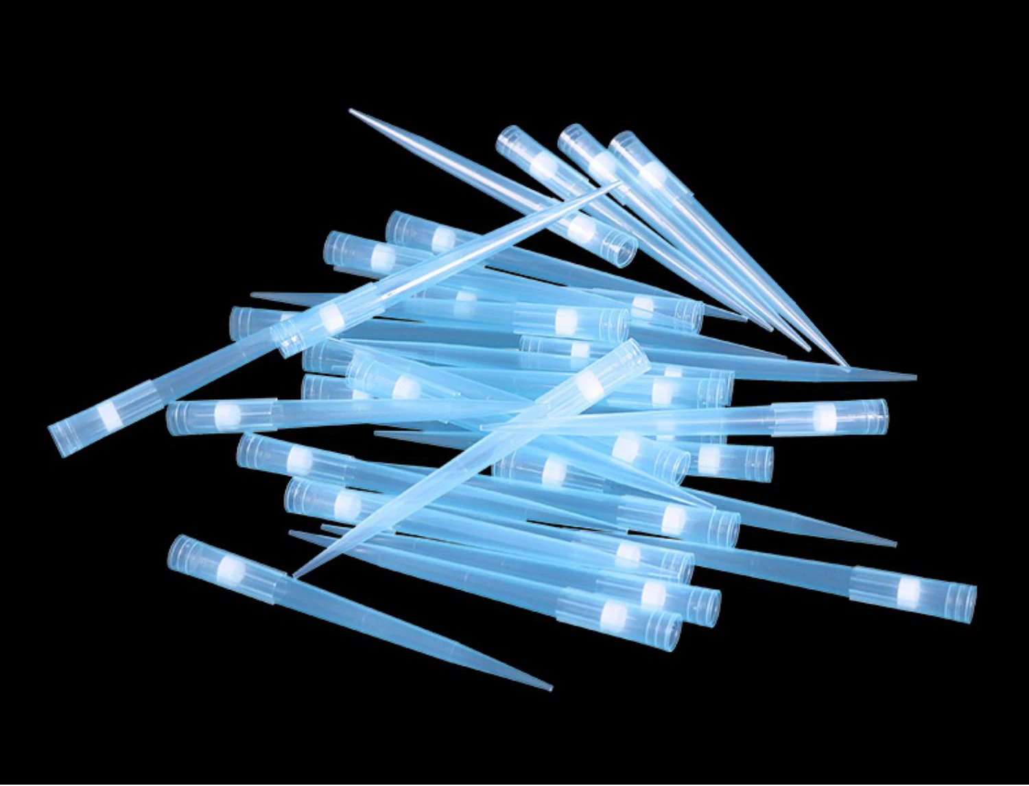 Einweg-Pipettenspitze, Pipettenspitze aus Kunststoff, blaue Düse, 10, 200, 1000 µl, 1,5 ml, Düse für den Einsatz im Chemielabor und im Unterricht. – Detail 8
