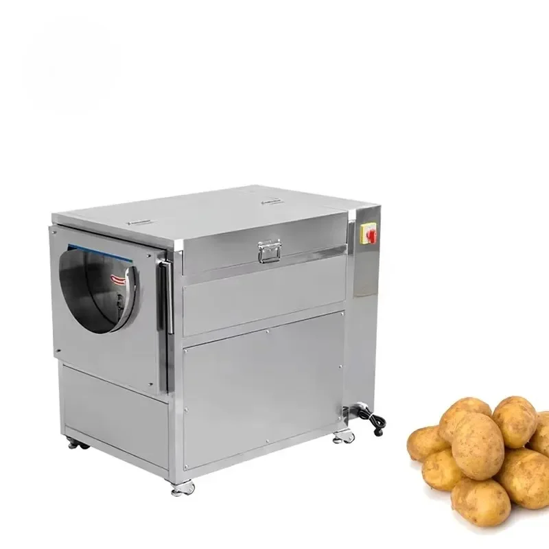 Industrial Automatic Fruit & Vegetable Washing and Peeling Machine for Potatoes Ginger Lotus Root Papaya Sweet Potatoes
