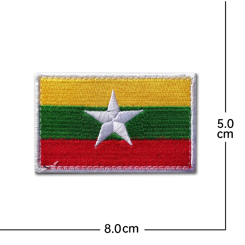 world europe africa countries flags Patch Badges Hook Loop Morocco South Africa Venezuela Rwanda Armband 3D Stick on Backpack