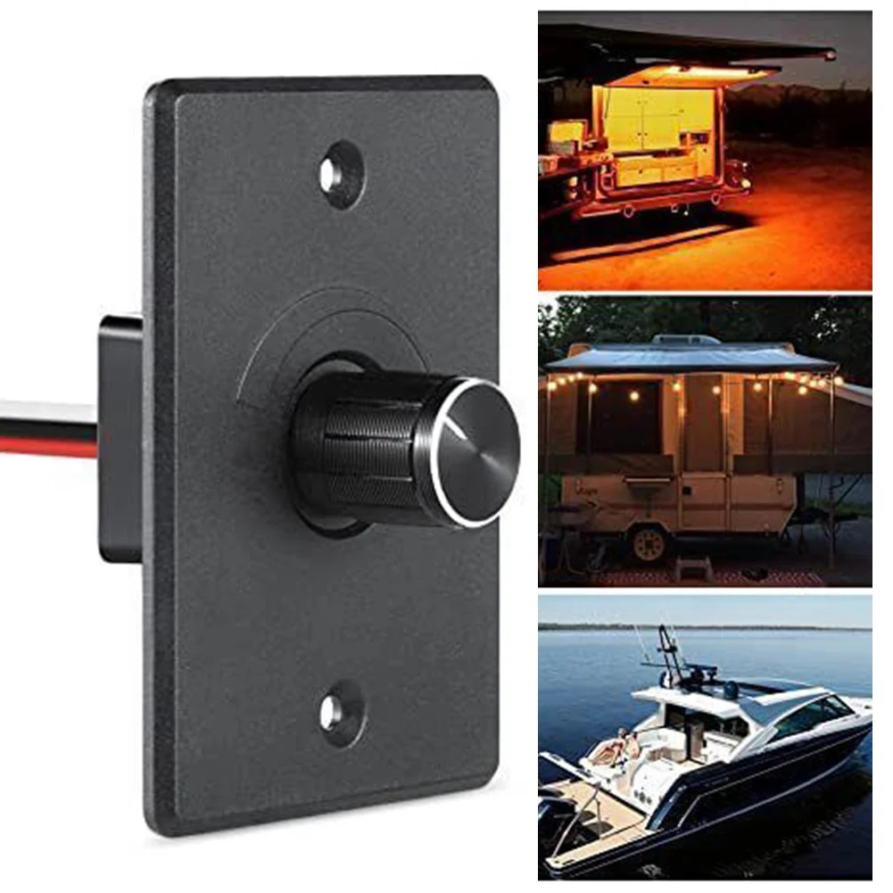 

4pcs Bulb Dimmer 12V Dimmers Switch RV Light Dimmer High Side For PWM Dimming Switch For Boat Camper Electrical Equipment Parts