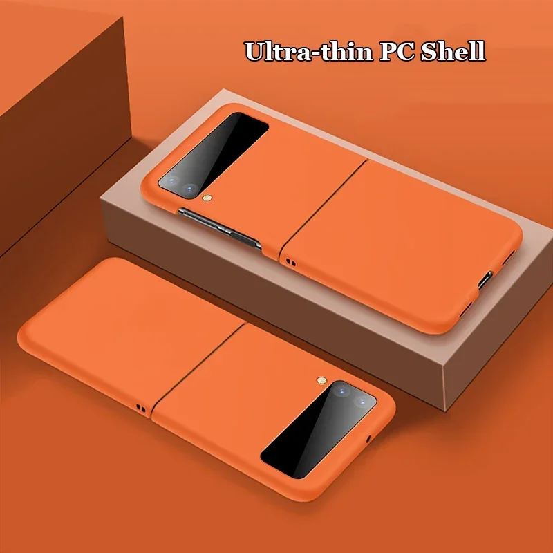 เคส PC ผิวด้านป้องกันลายนิ้วมือแบบบางเฉียบสำหรับ Samsung Galaxy W22 W23 W24 Z Flip 6 5 4 3 Flip5ฝาหลัง Flip4กันกระแทก