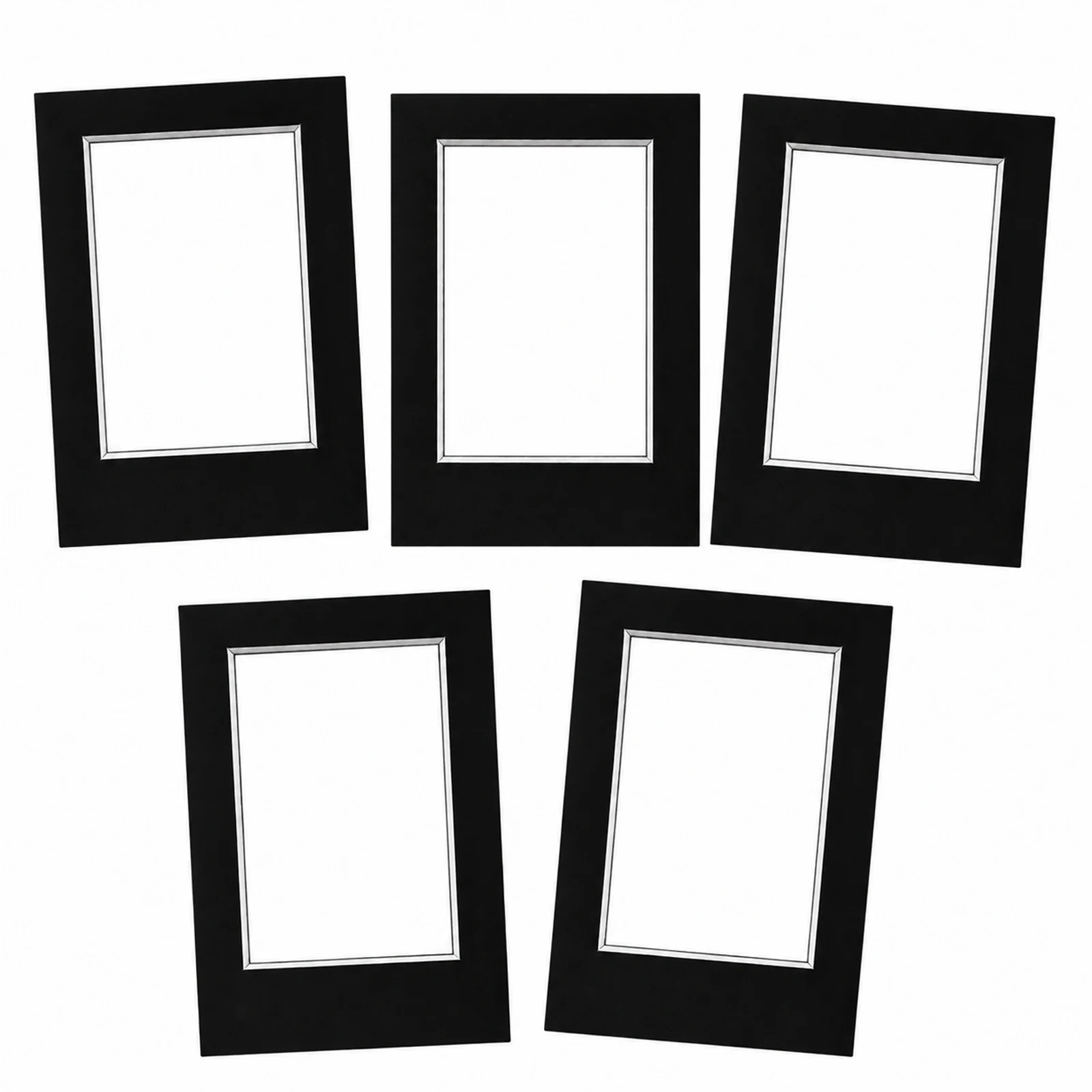 5 Pcs Magnetic Photo Frames for 4×6in Photos, Reusable Fridge Picture Holder with Writable Border, Easy Install for Refriger