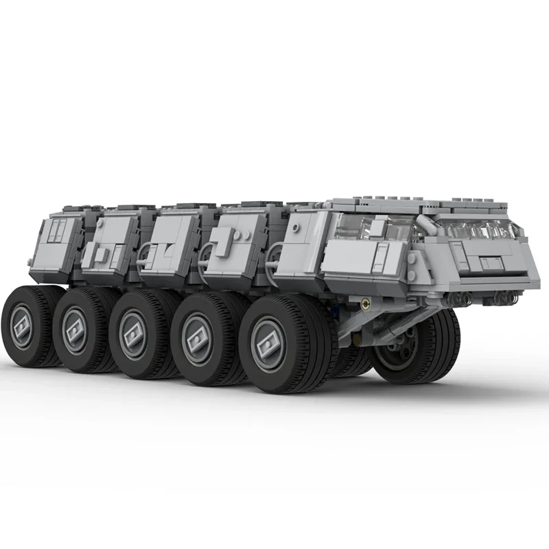 

1230 шт., звездная битва, фильм MOC, мандалор, жонггернаут 5, модель штурмового транспортировки, творческие идеи «сделай сам», детская игрушка в сборе, головоломка, подарок