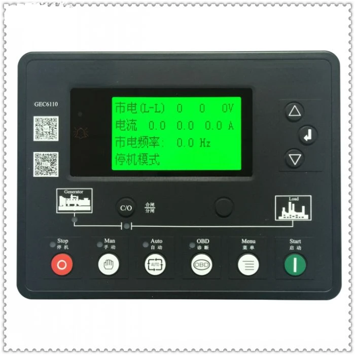 

GEC6110 Generator Set Self Starting Controller Four Protection Control Modules