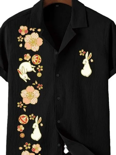 

Мужской гавайский кардиган на пуговицах с принтом ort Sve irt и цветочным принтом, летний повседневный молодежный кардиган свободного кроя