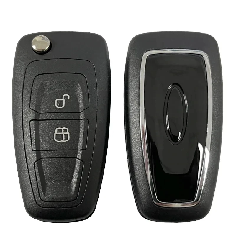 CN018074 Aftermarket 2 Button Flip Remote Car Key For Ford Ranger With 433 MHz 4D63 80 Bit FCC AV79-15K601-AA