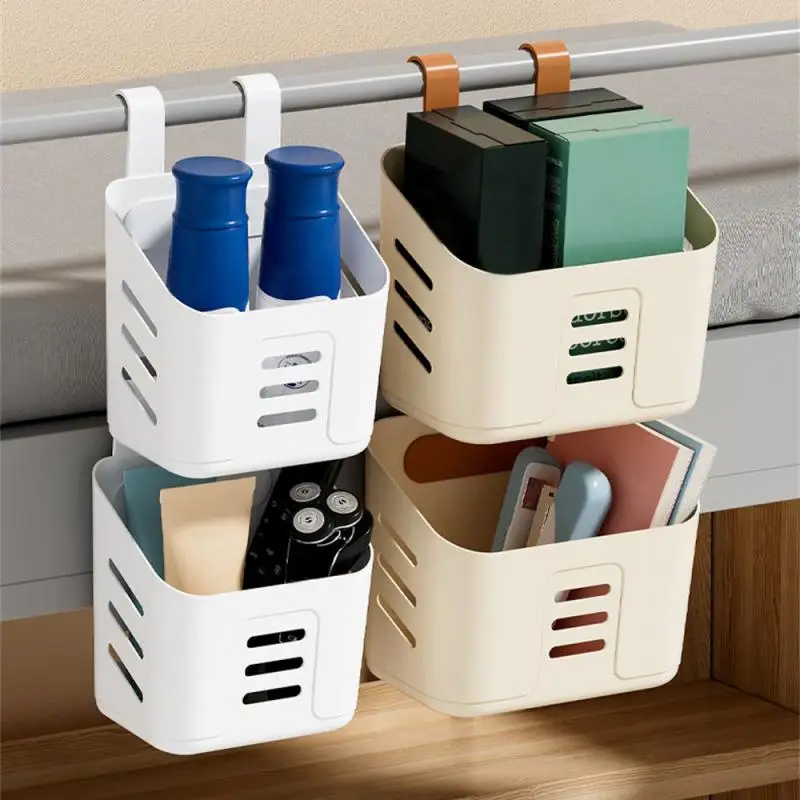 Plastic Home Storage Basket Hanging Shower Basket With Hook For Bathroom Storage Holder Kitchen Hook Basket Storage Organizer