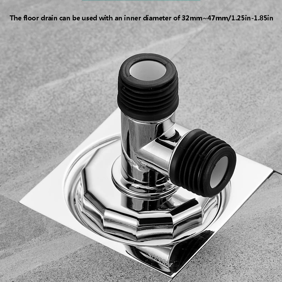

Washing machine floor drain three-way joint drainage pipe anti overflow water pipe universal anti odor cover floor drain joint