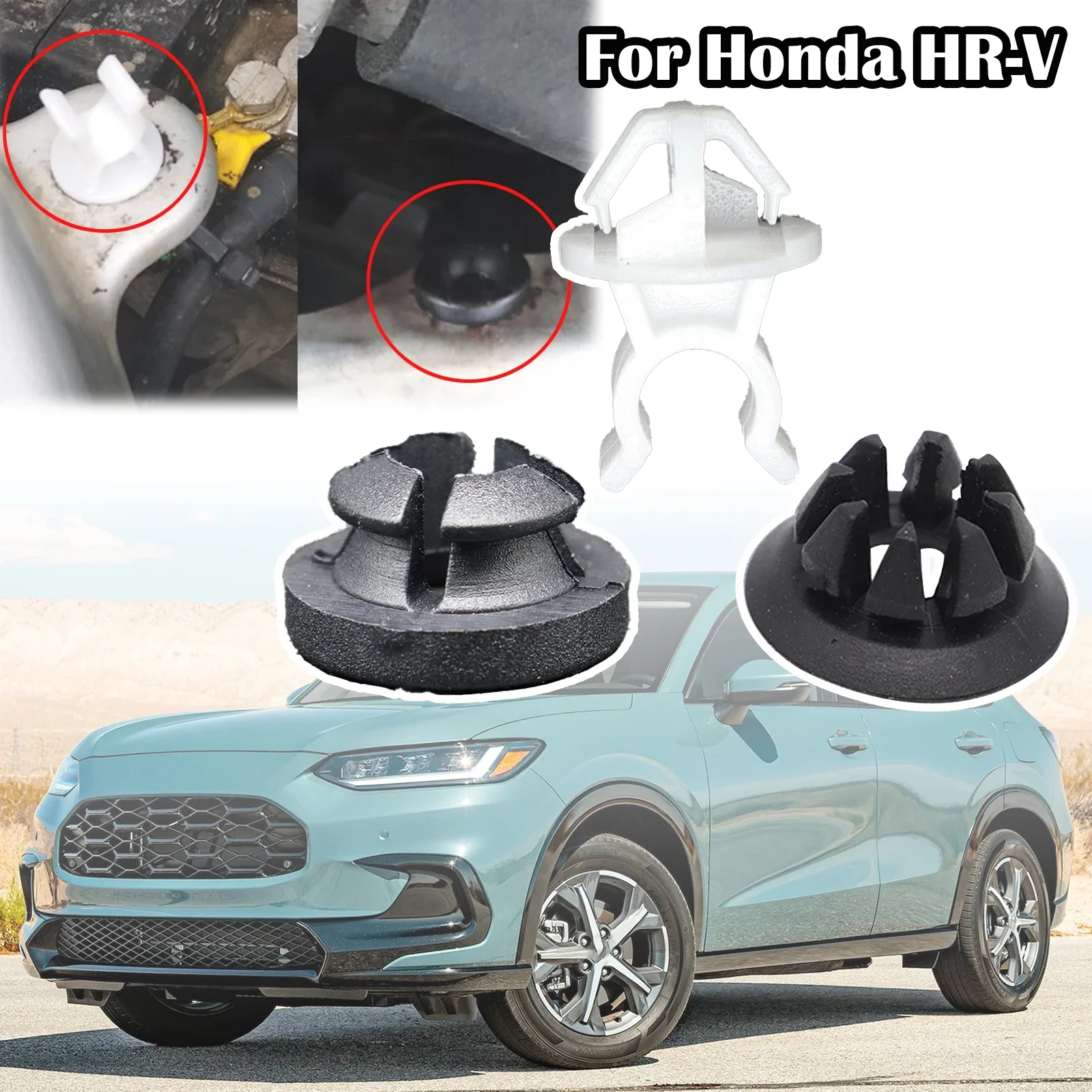 For Honda HR-V Front Hood Bonnet Rod Prop Support Clip Grommet Stay Clamp Fastener Retainer 2014 2015 2016 2017 2018 2019 2020