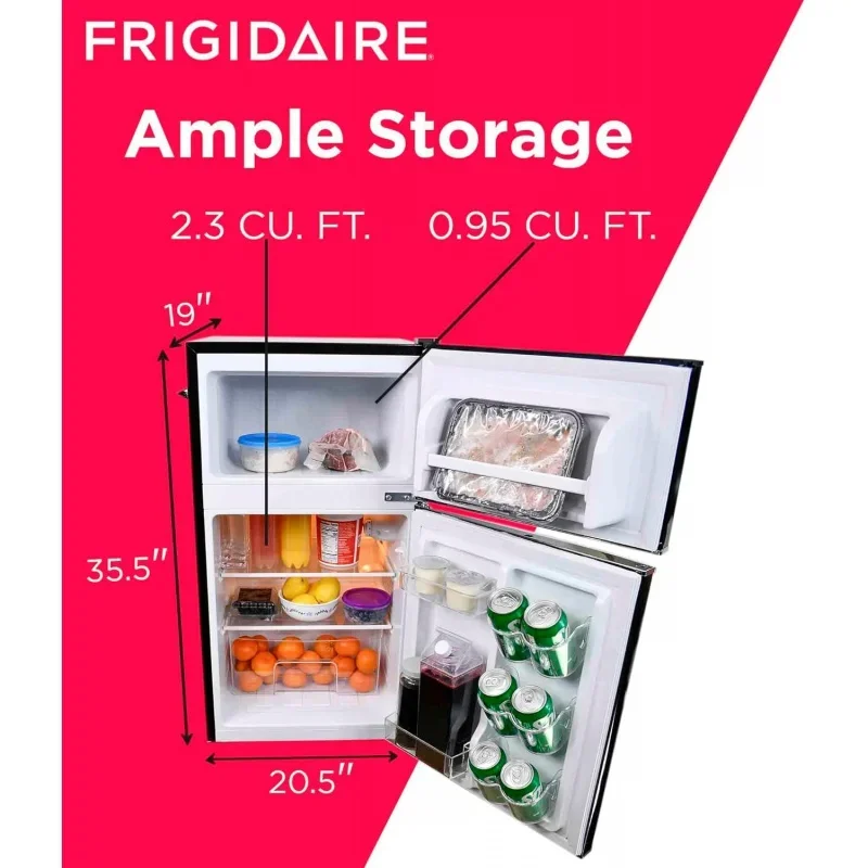 Frigidaire-nevera compacta de EFR840-BLACK-COM, 3,1, color negro