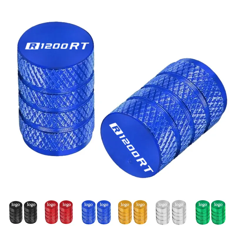 2pcs Tire Valve Caps Airtight Stem Cover Plug CNC Motorcycle Accessories Customized Logo For Bmw R1200R R1200RT R1250RT