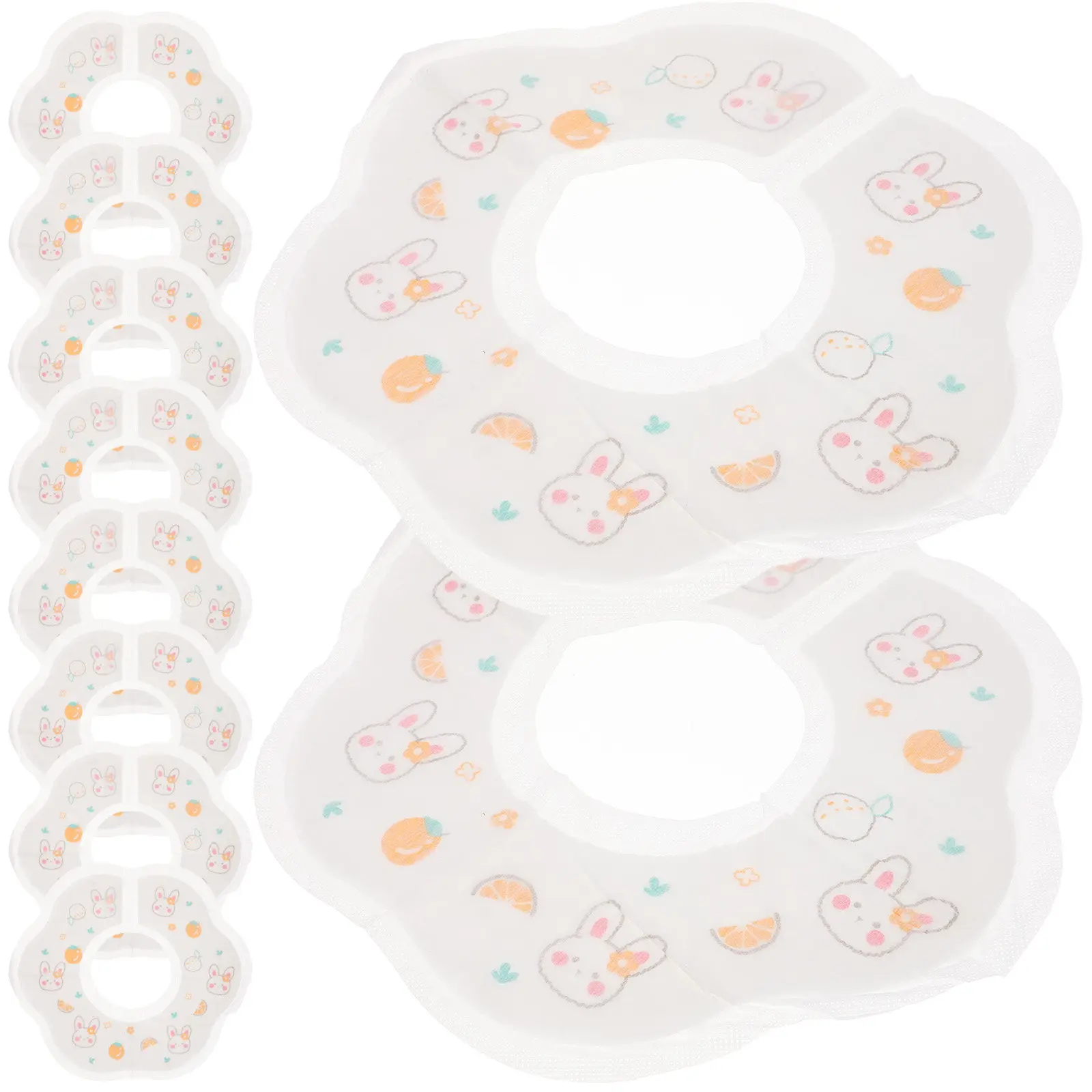 

10 шт. детских слюнявчиков для малышей, одноразовые мягкие слюнявчики для кормления, удобные принадлежности для кормления новорожденных