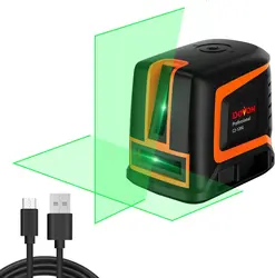 DOVOH Cross Line Strong Green Laser Level Self-leveling Mode  Precision 1.5mm/5m Level Laser