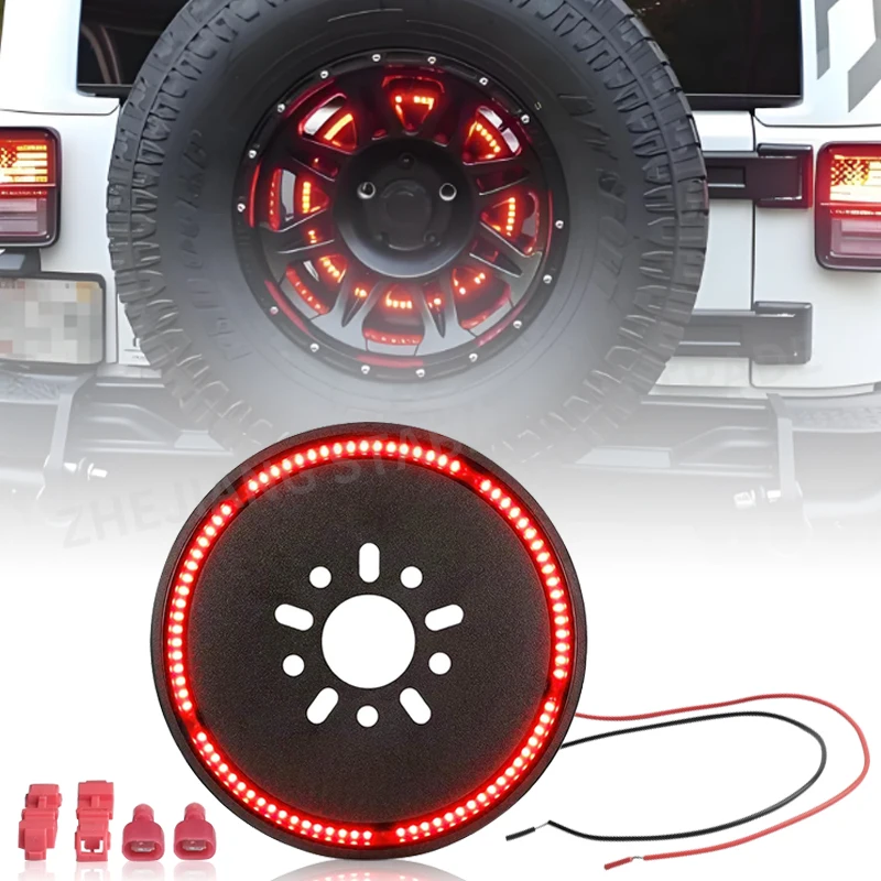 

Spare Tire Brake Wheel Light 3rd LED Rear Wheel Lights Third Tail Red Light For Jeep Wrangler JK JKU YJ TJ 2007-2017 Wheel Light