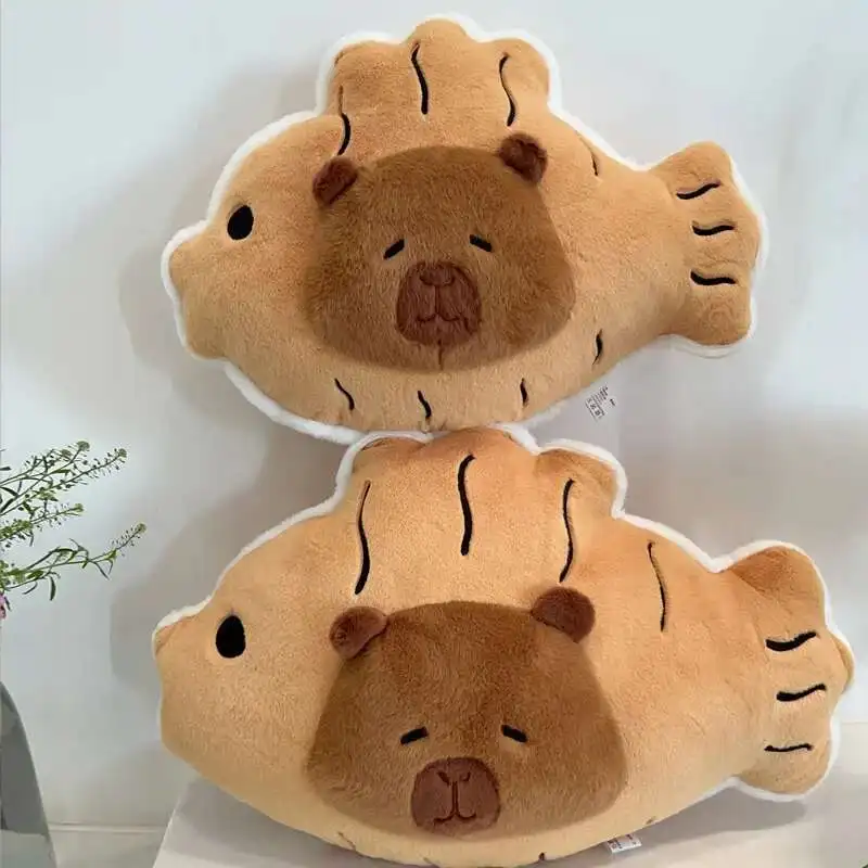 

40/50cm Taiyaki Kapibala Plush Toy Bread Capybara Animal Soft Stuffed Toy Capibala Cute Exquisite Doll Kids'S Pillow Gift Decor